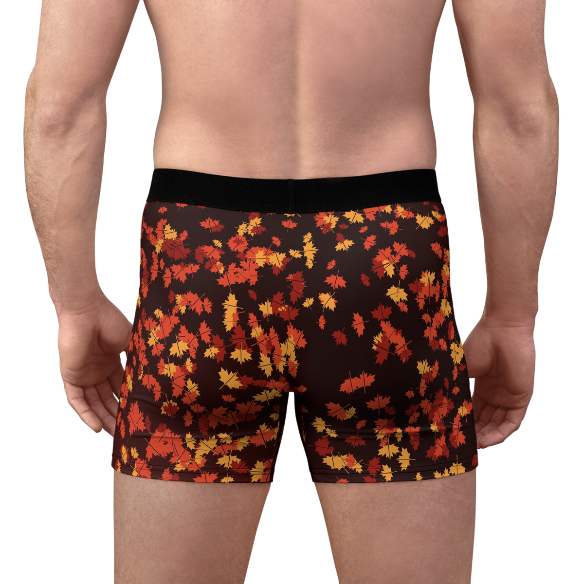 Maple Falling Leaves Men's Boxer Briefs — Performance Underwear