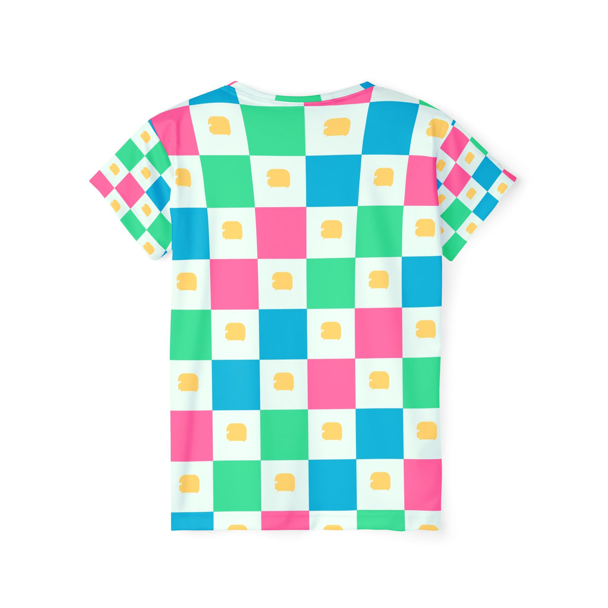 Combat Sports Mint Sorbet Checker Drive Women's Sports Jersey