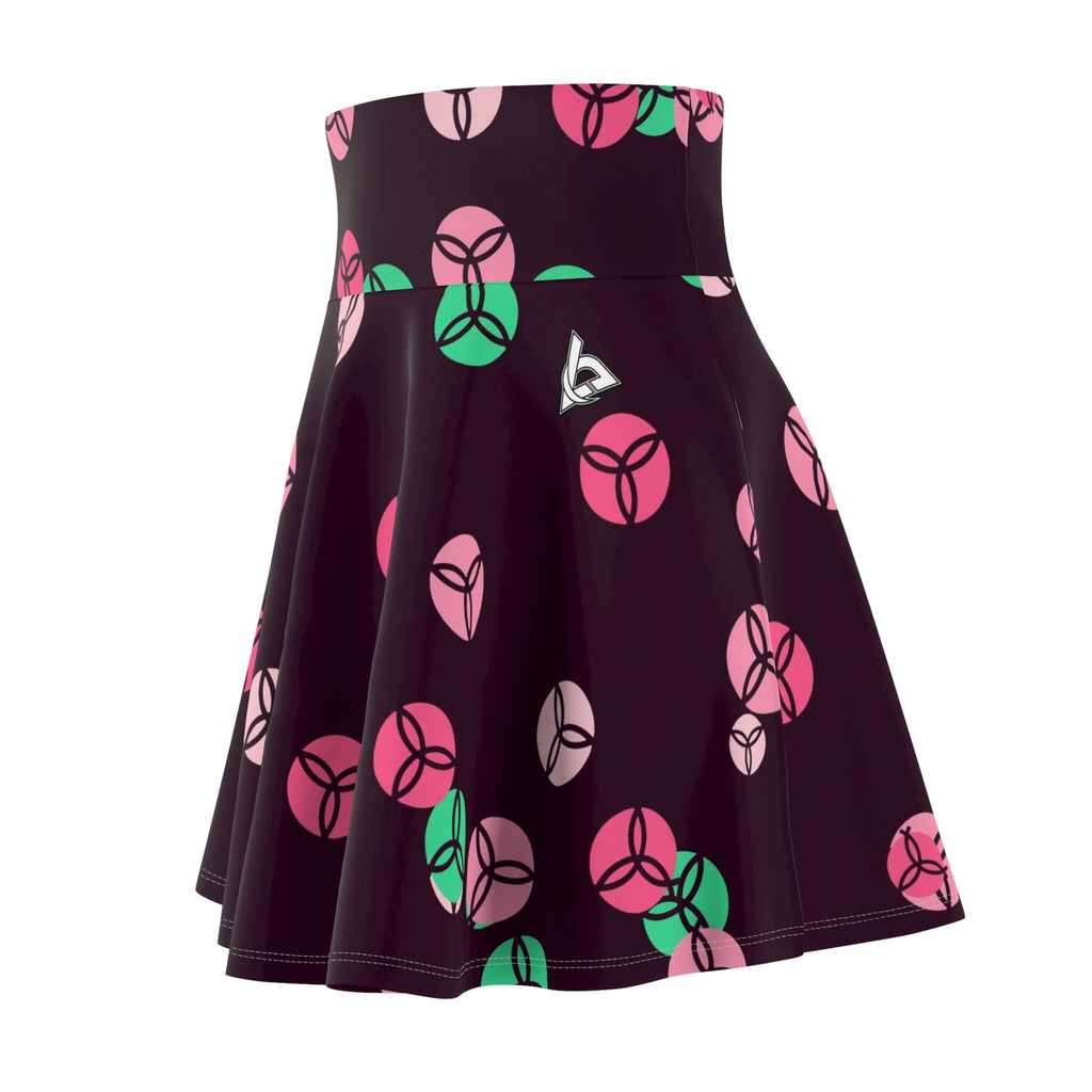 Volleyball Flamingo Fizz Icon Storm Women's Athletic Skater Skirt