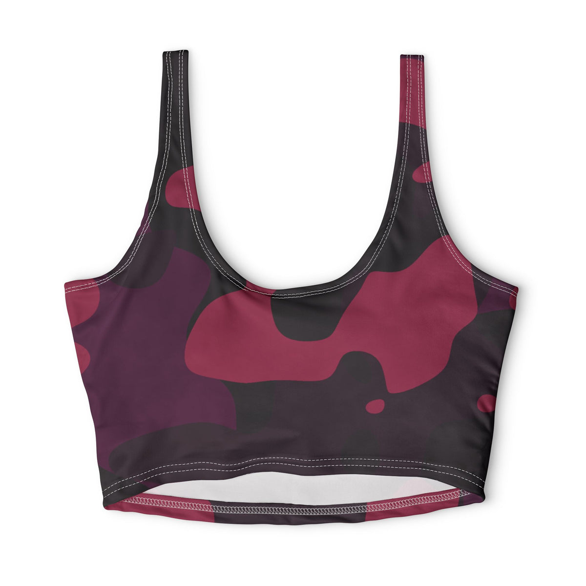Plum Spice Camo Sports Bra