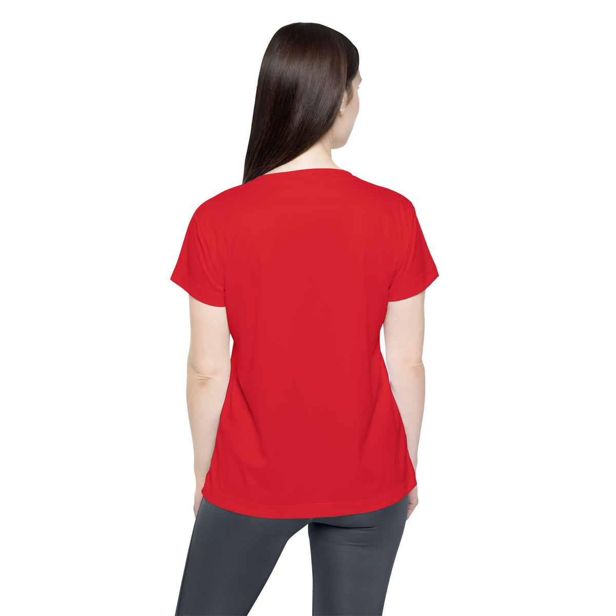 Vantacore Solid Red Women's Sports Jersey