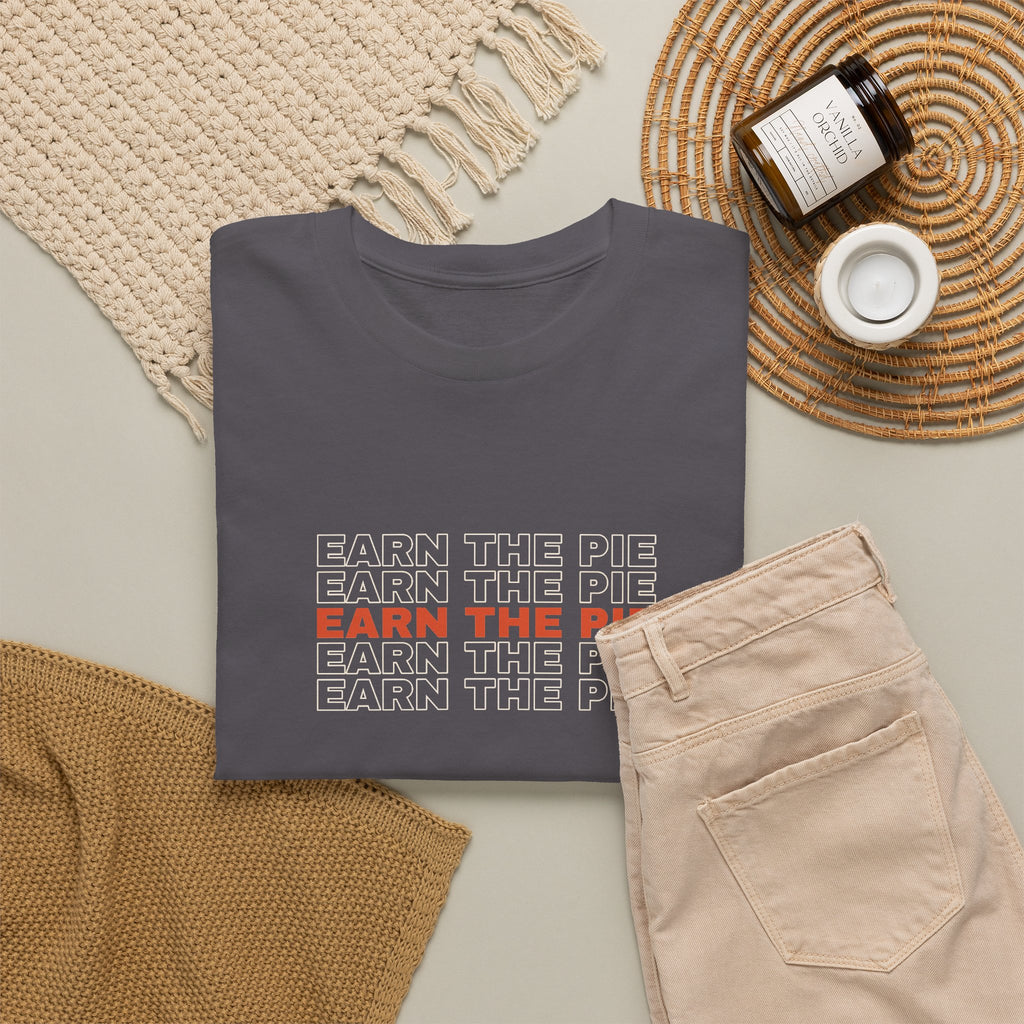 Earn The Pie | Men's Graphic Gym T-Shirt