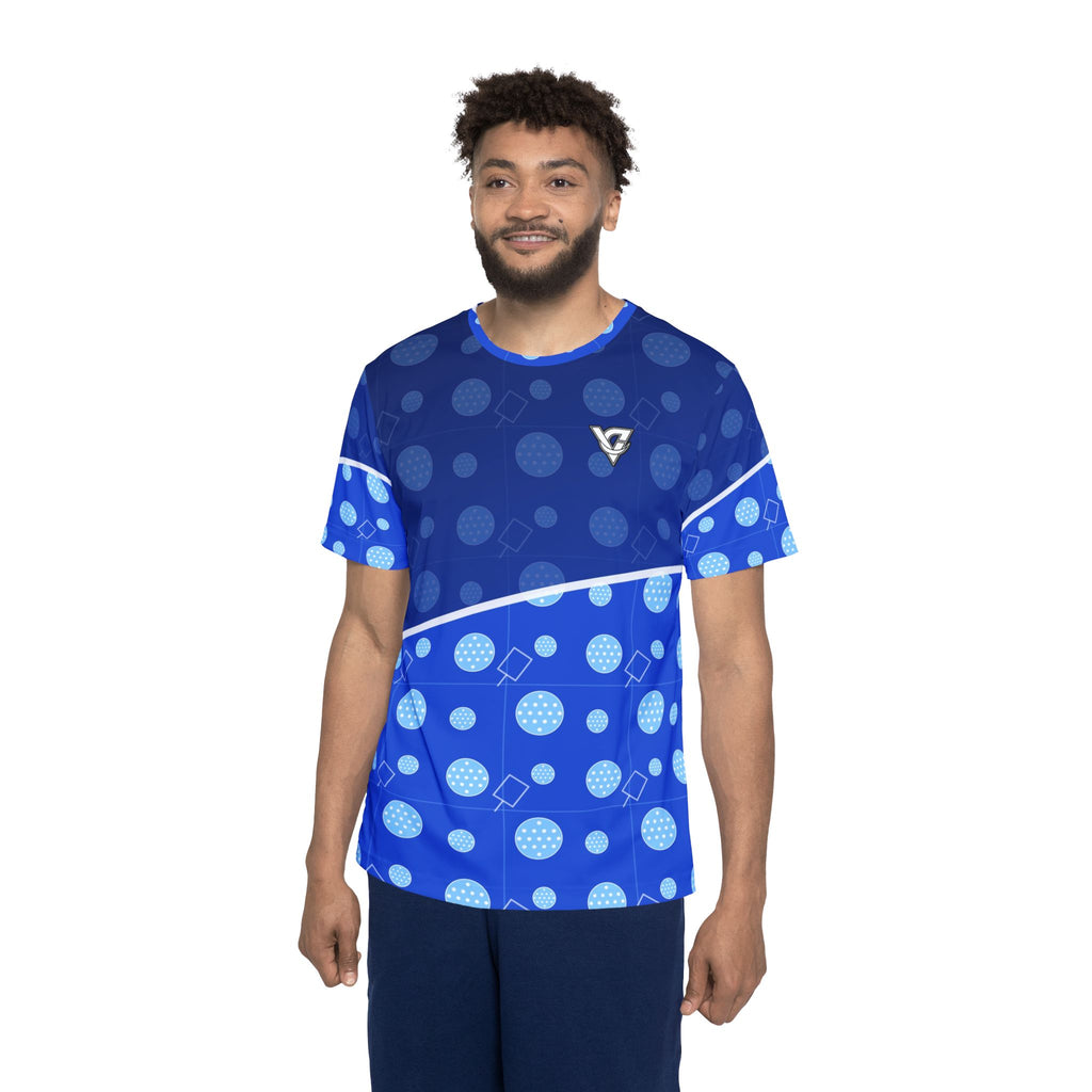 Pickleball Royal Ice Dink Dot Men's Sports Jersey