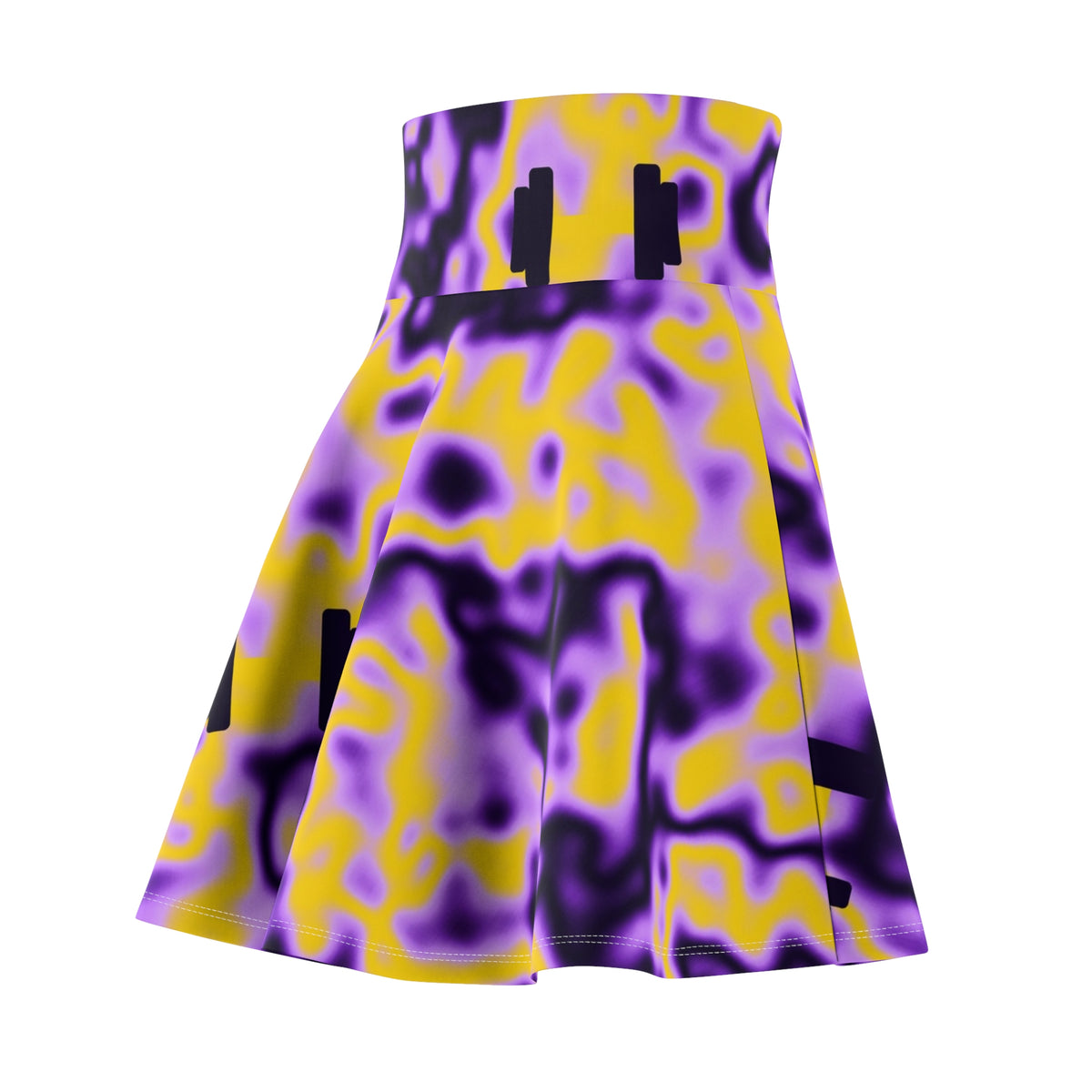 Training & Gym Ultra Grape Marble Flow Women's Athletic Skater Skirt
