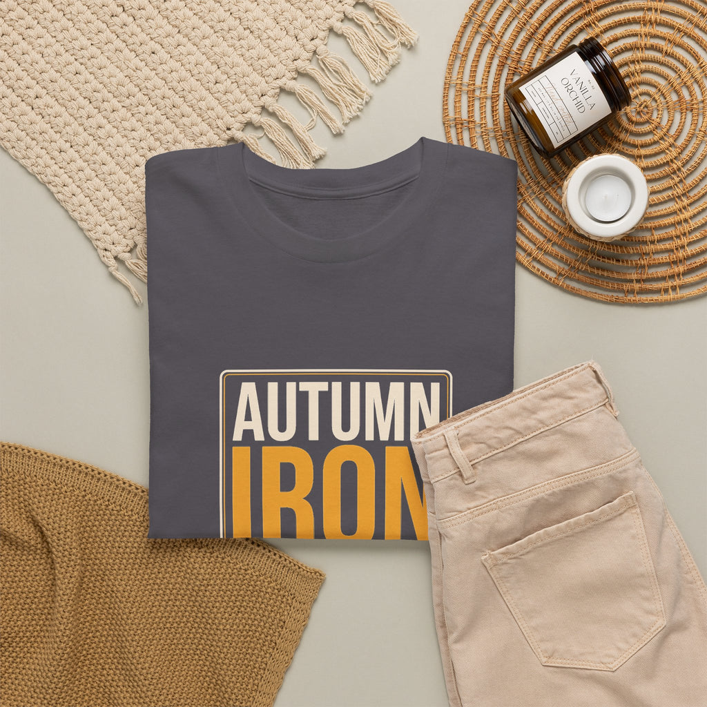 Autumn Iron | Men's Graphic Gym T-Shirt