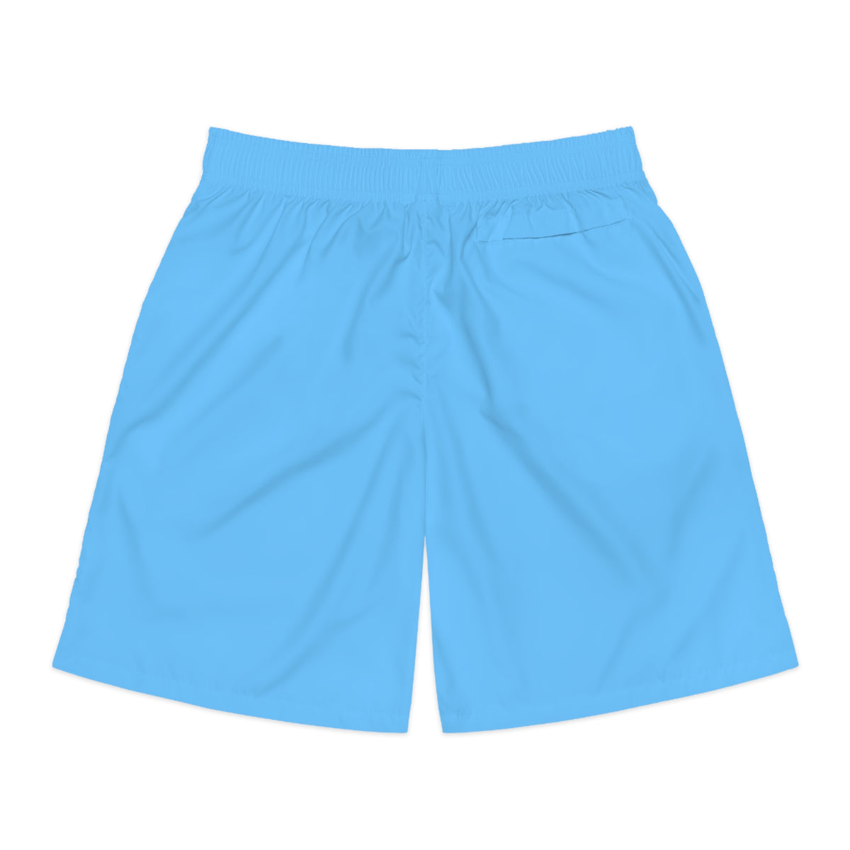 Vantacore Solid Sky Blue Men's Athletic Shorts with Pockets