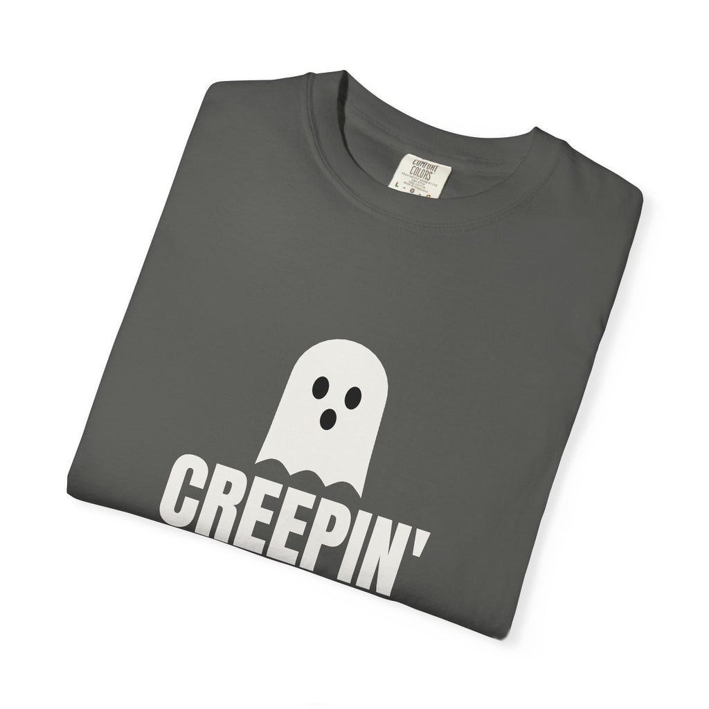 Creepin' It Real | Women's Halloween Garment-Dyed Graphic Tee