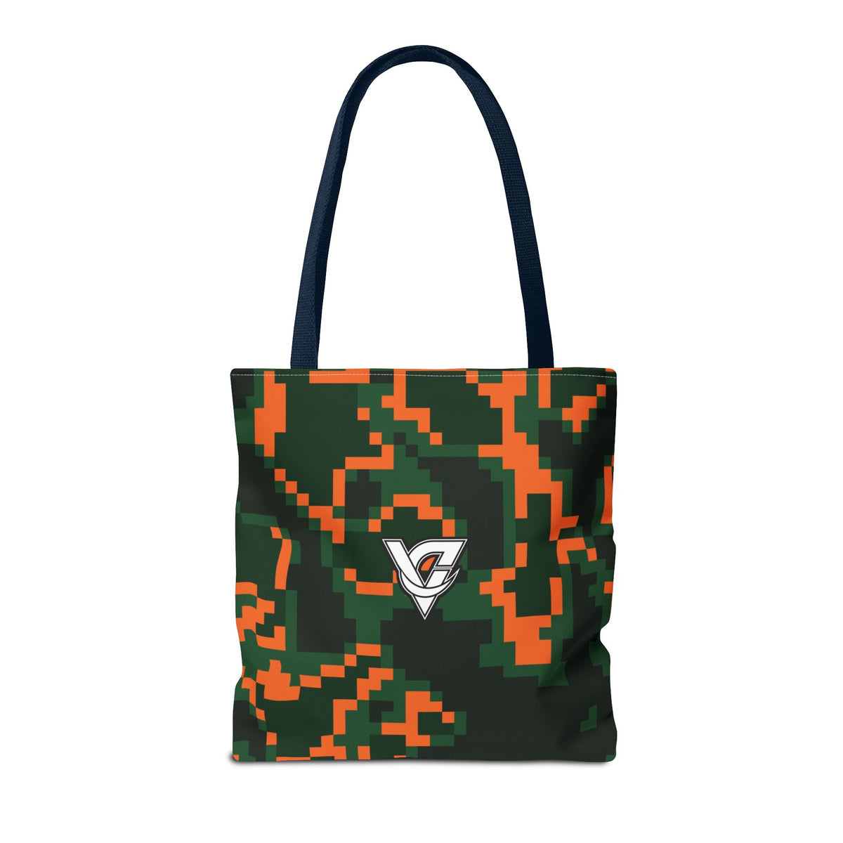 Evergreen Ember Digital Camo Tote Bag — All-Over Print Gym & Everyday Tote