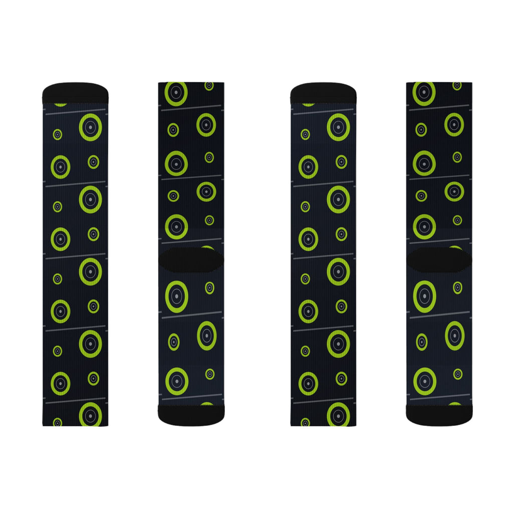 Training & Gym Volt Night Iron Plate Athletic Crew Socks