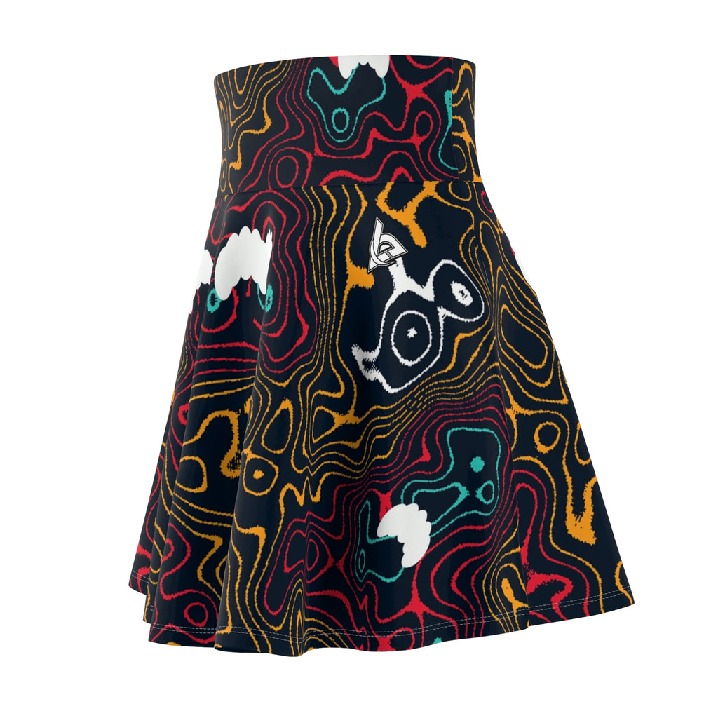 Yoga Aqua Volt Topo Trail Women's Athletic Skater Skirt