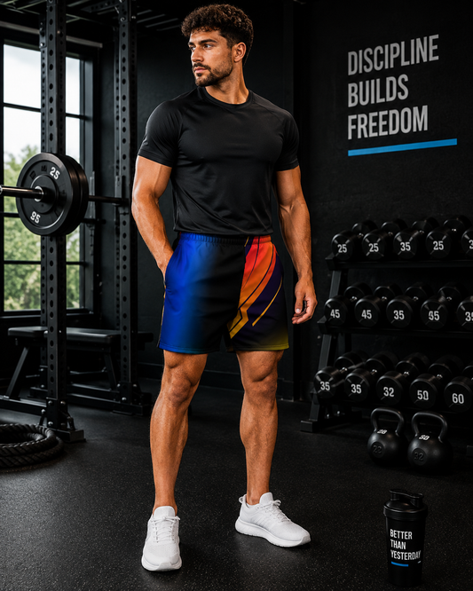 Men's Midnight Horizon Athletic Multipurpose Shorts