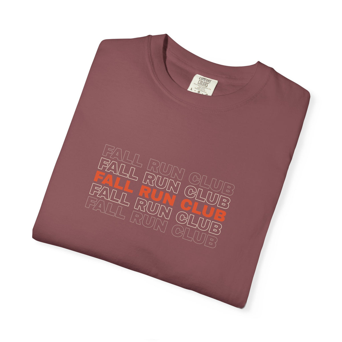 Fall Run Club | Women's Garment-Dyed Graphic Tee