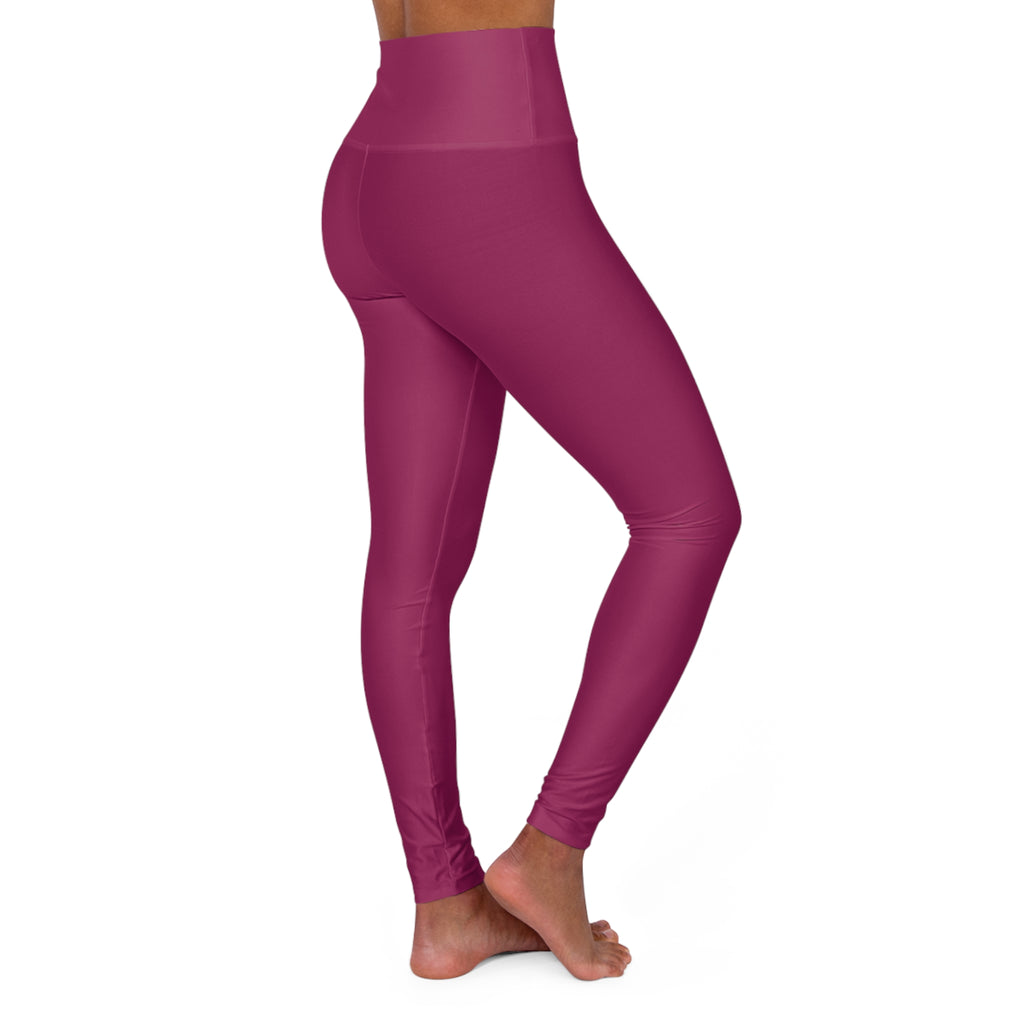 Berry Essential High-Waisted Yoga Leggings
