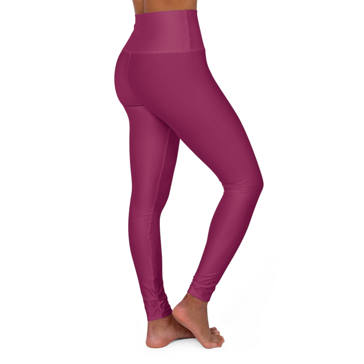 Berry Essential High-Waisted Yoga Leggings