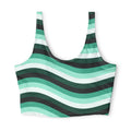 Mint Wave Sports Bra