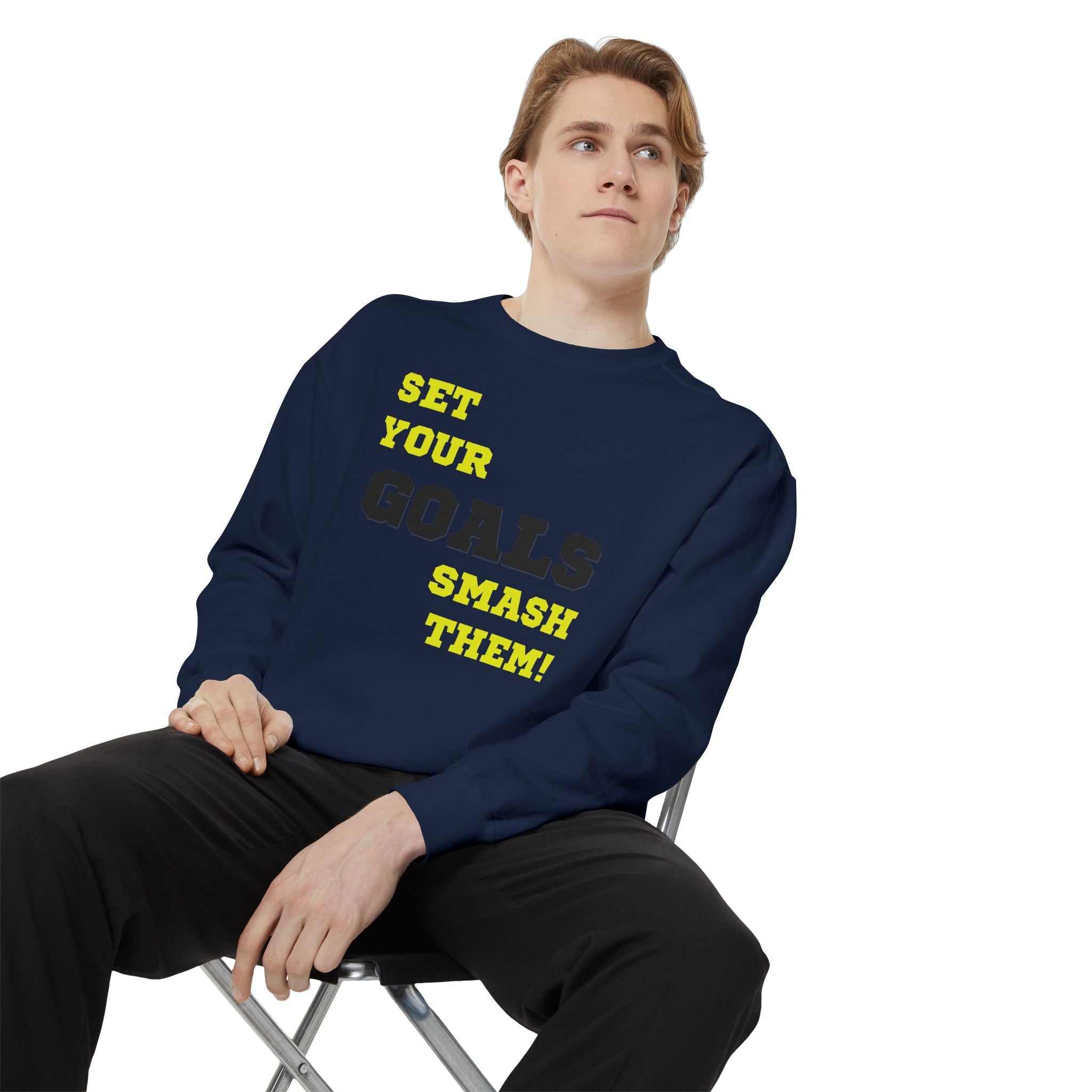 Set Goals | Motivational Crewneck Sweatshirt