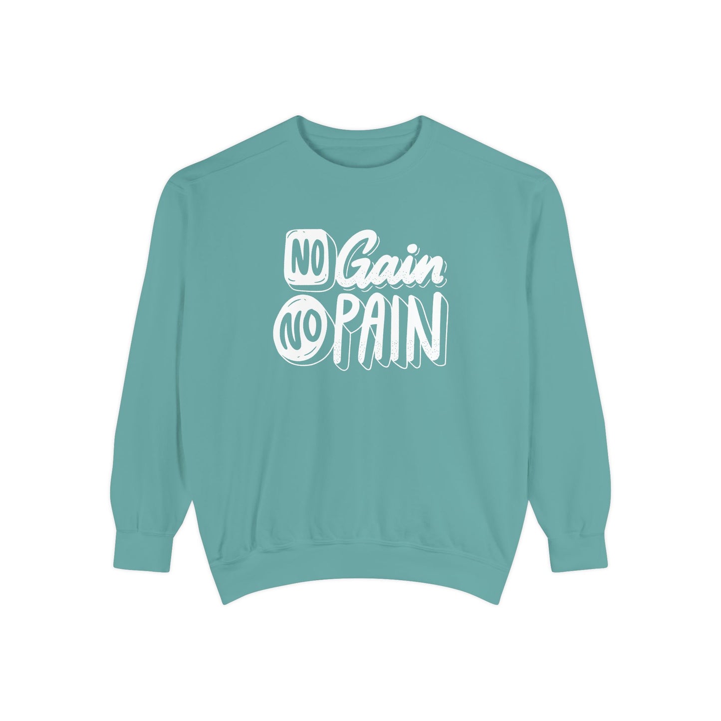 No Gain No Pain Sweatshirt | Motivational Fitness Crewneck
