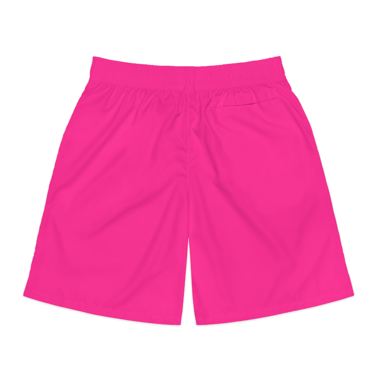 Vantacore Solid Hot Pink Men's Athletic Shorts with Pockets