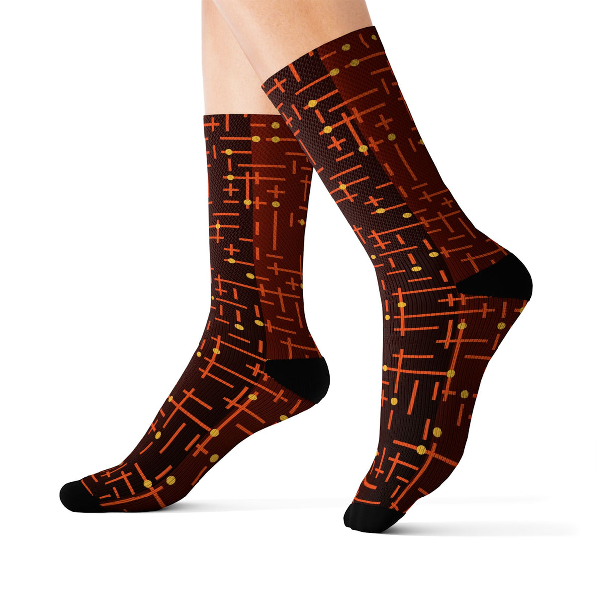 Ember Circuit Athletic Crew Socks