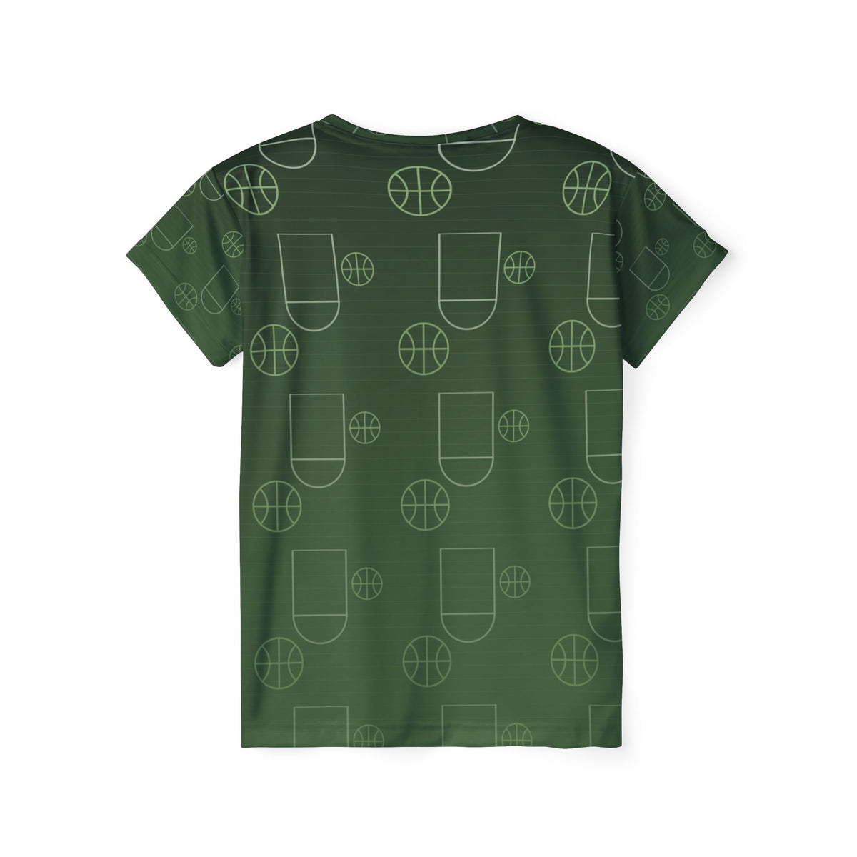 Basketball Forest Camo Court Seam Women's Sports Jersey