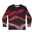 Crimson Aurora Men's Long Sleeve Athletic Shirt