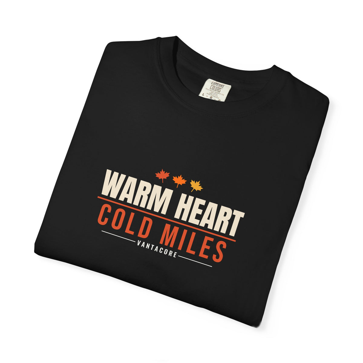 Warm Heart Cold Miles | Women's Garment-Dyed Graphic Tee