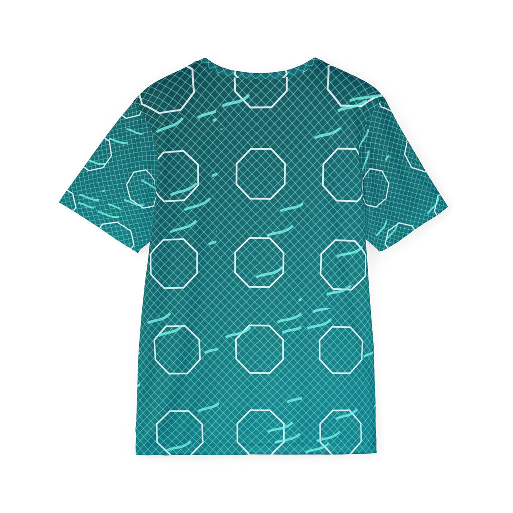 Combat Sports Teal Wave Cage Mesh Men's Sports Jersey