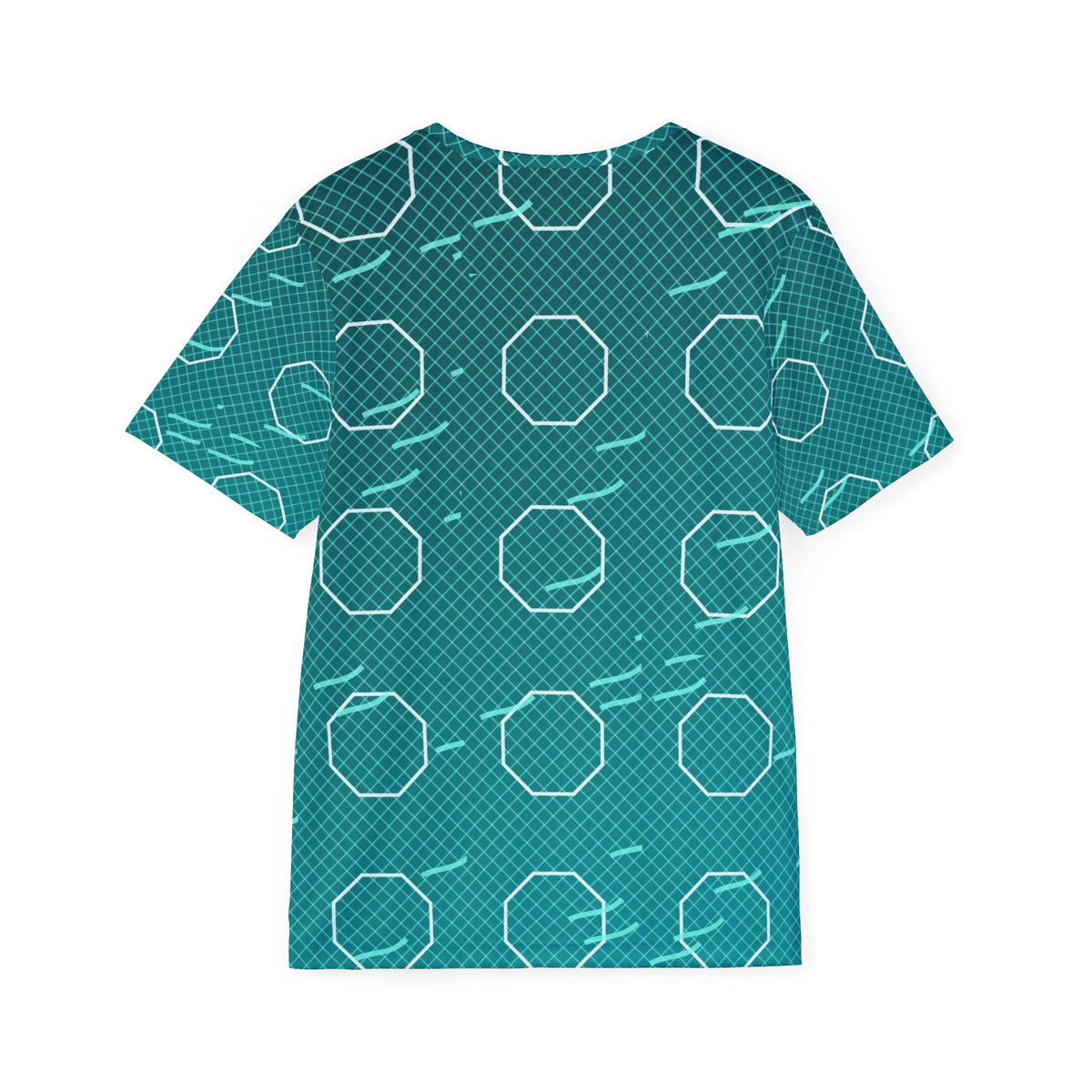 Combat Sports Teal Wave Cage Mesh Men's Sports Jersey