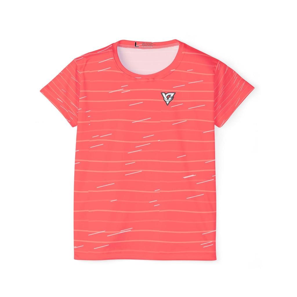 Running Hot Coral Pace Lanes Women's Sports Jersey