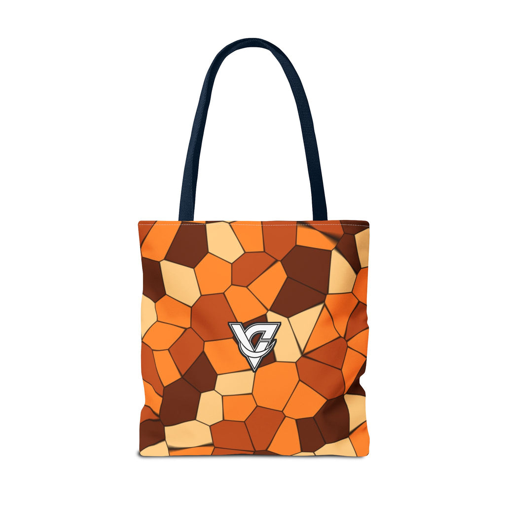 Pumpkin Mosaic Tote Bag — All-Over Print Gym & Everyday Tote