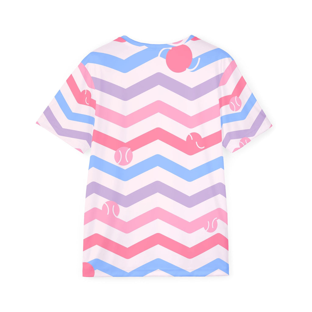 Tennis Cotton Candy Chevron Rush Men's Sports Jersey