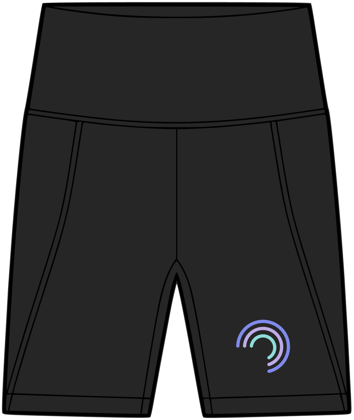 Indigo Halo | Women's Biker Shorts with Pockets