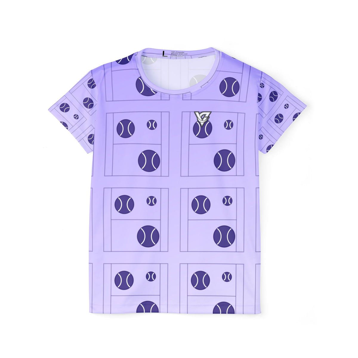 Tennis Lavender Mist Baseline Seam Women's Sports Jersey