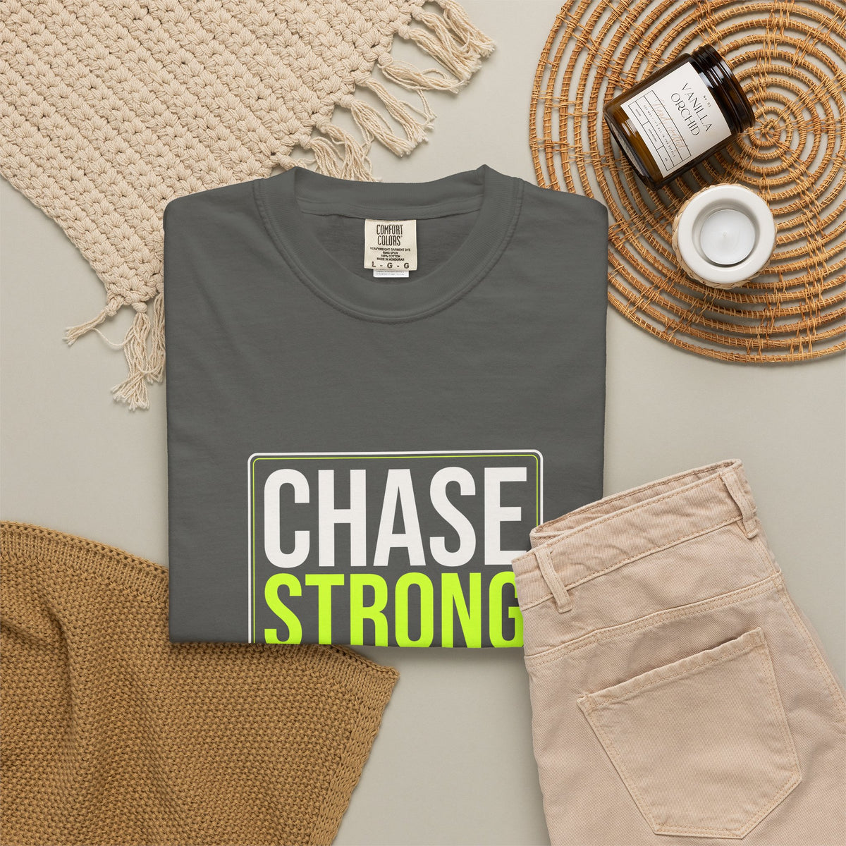Chase Strong | Women's Garment-Dyed Graphic Tee