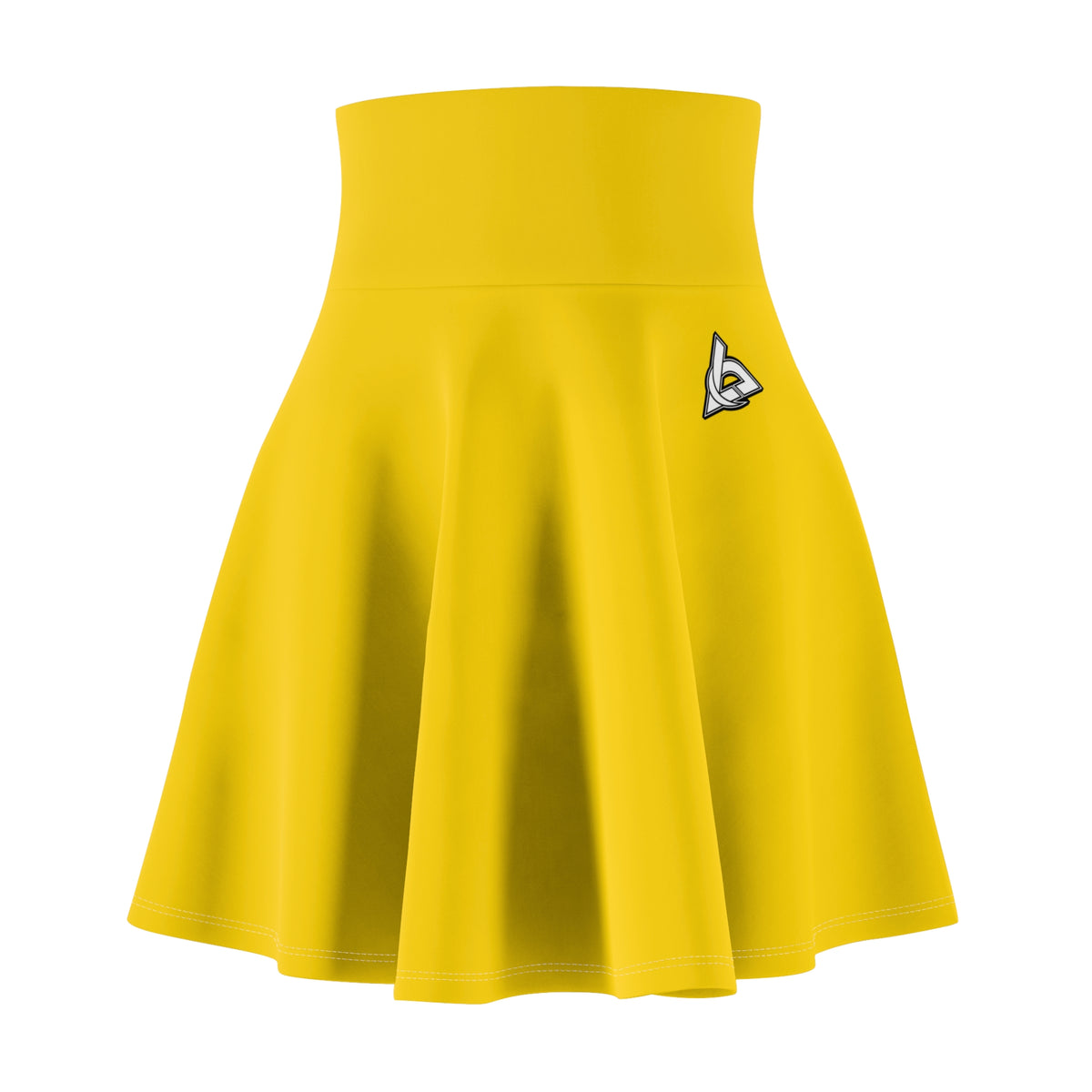 Vantacore Solid Sunshine Yellow Women's Athletic Skater Skirt
