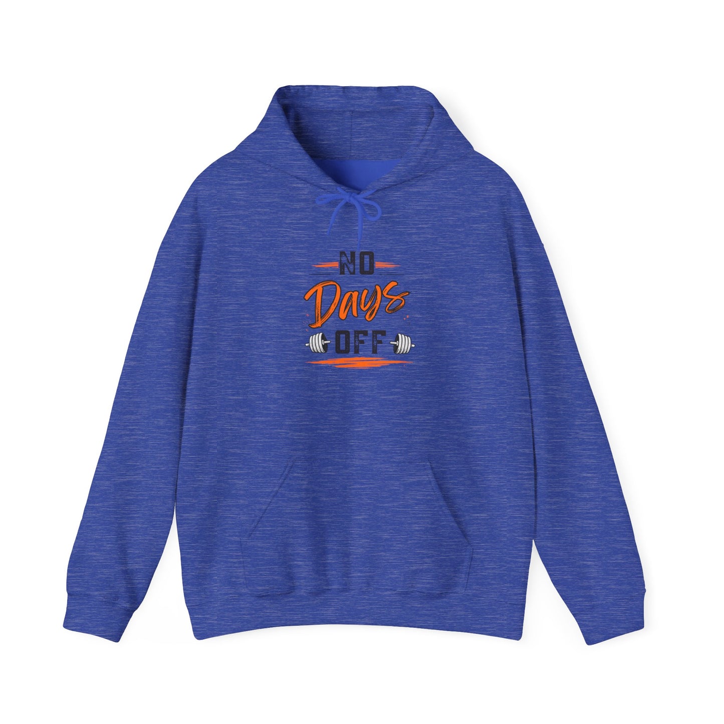 No Days Off | Heavy Hooded Sweatshirt