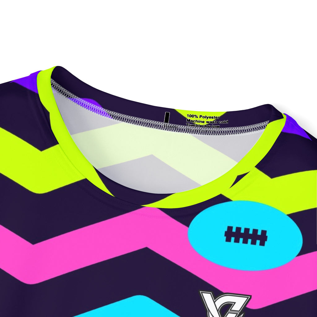 Football Violet Volt Chevron Rush Men's Sports Jersey
