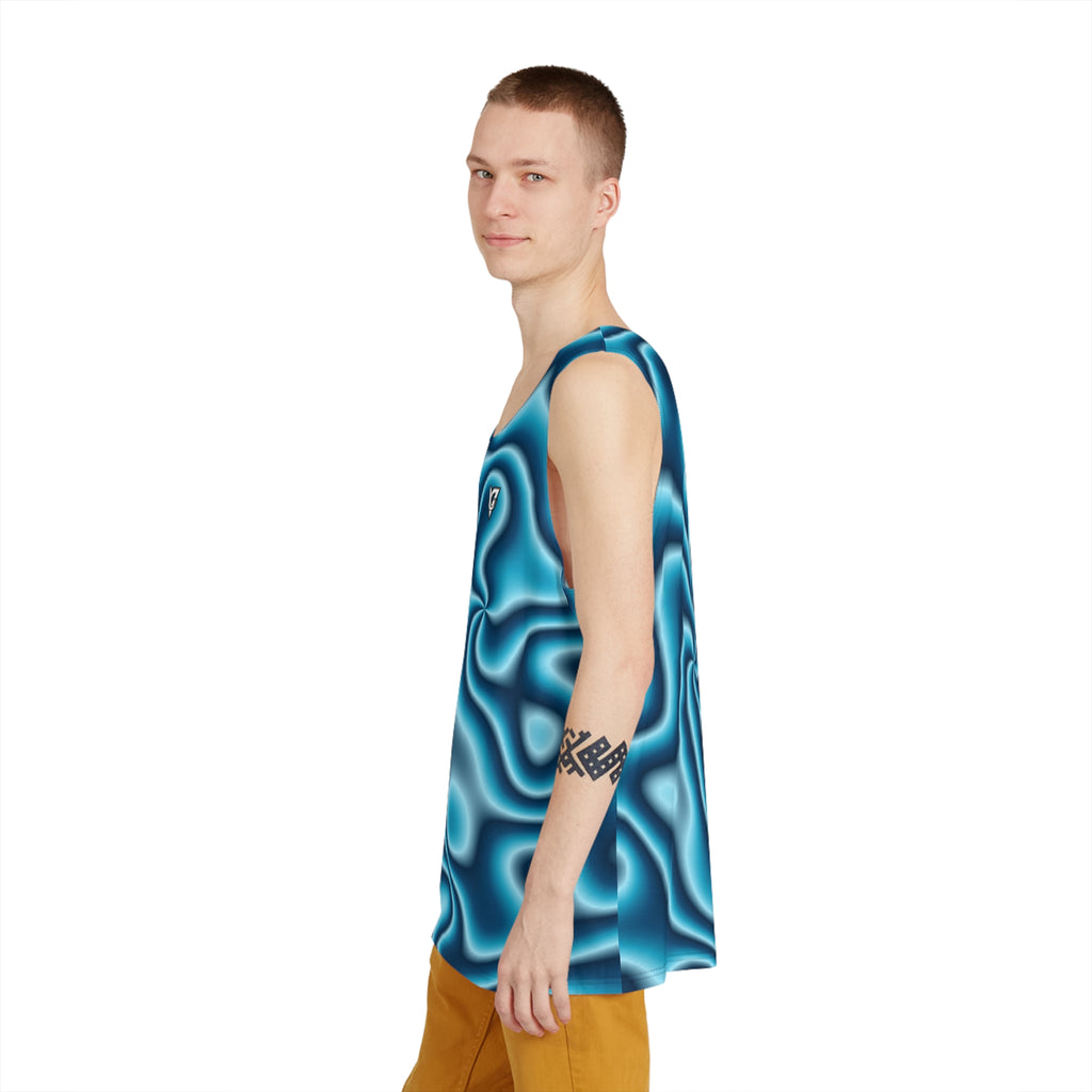 Ocean Tie-Dye Men's Athletic Tank
