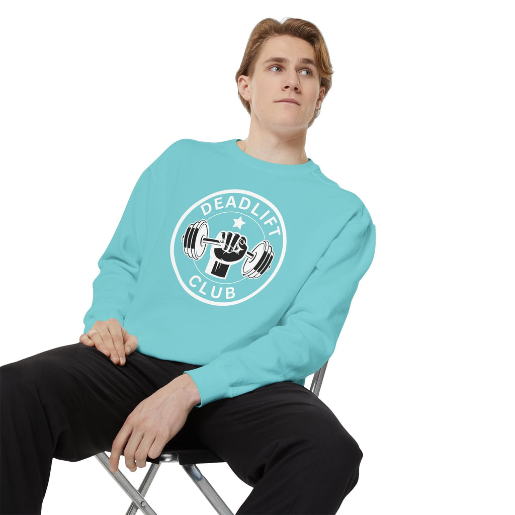 Deadlift Club Sweatshirt | Vintage Weightlifting Crewneck