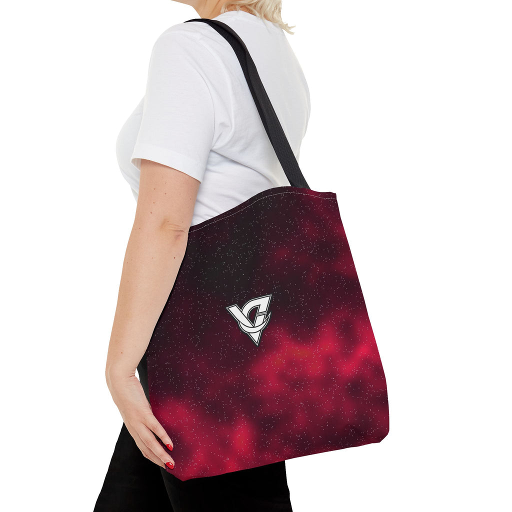Infrared Galaxy Tote Bag — All-Over Print Gym & Everyday Tote