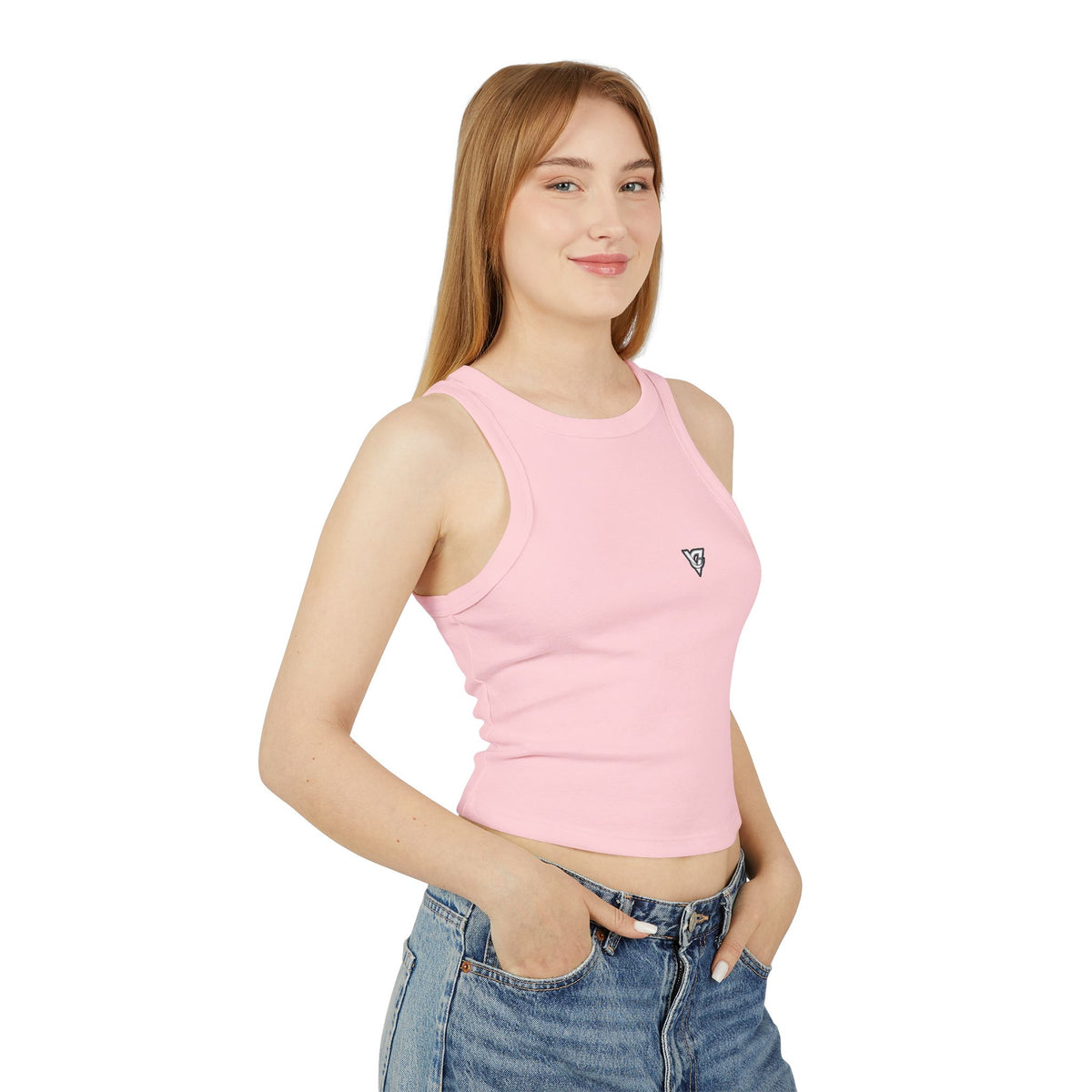 Classic V Chest Logo Women's Racerback Tank