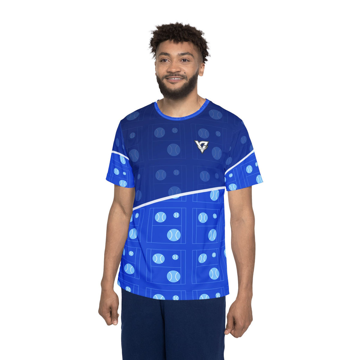 Tennis Royal Ice Baseline Seam Men's Sports Jersey
