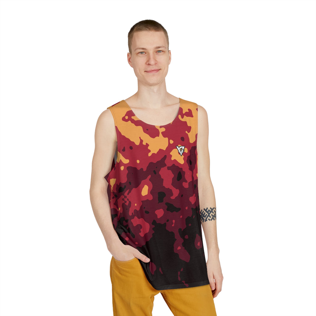 Spiced Wine Magma Men's Athletic Tank