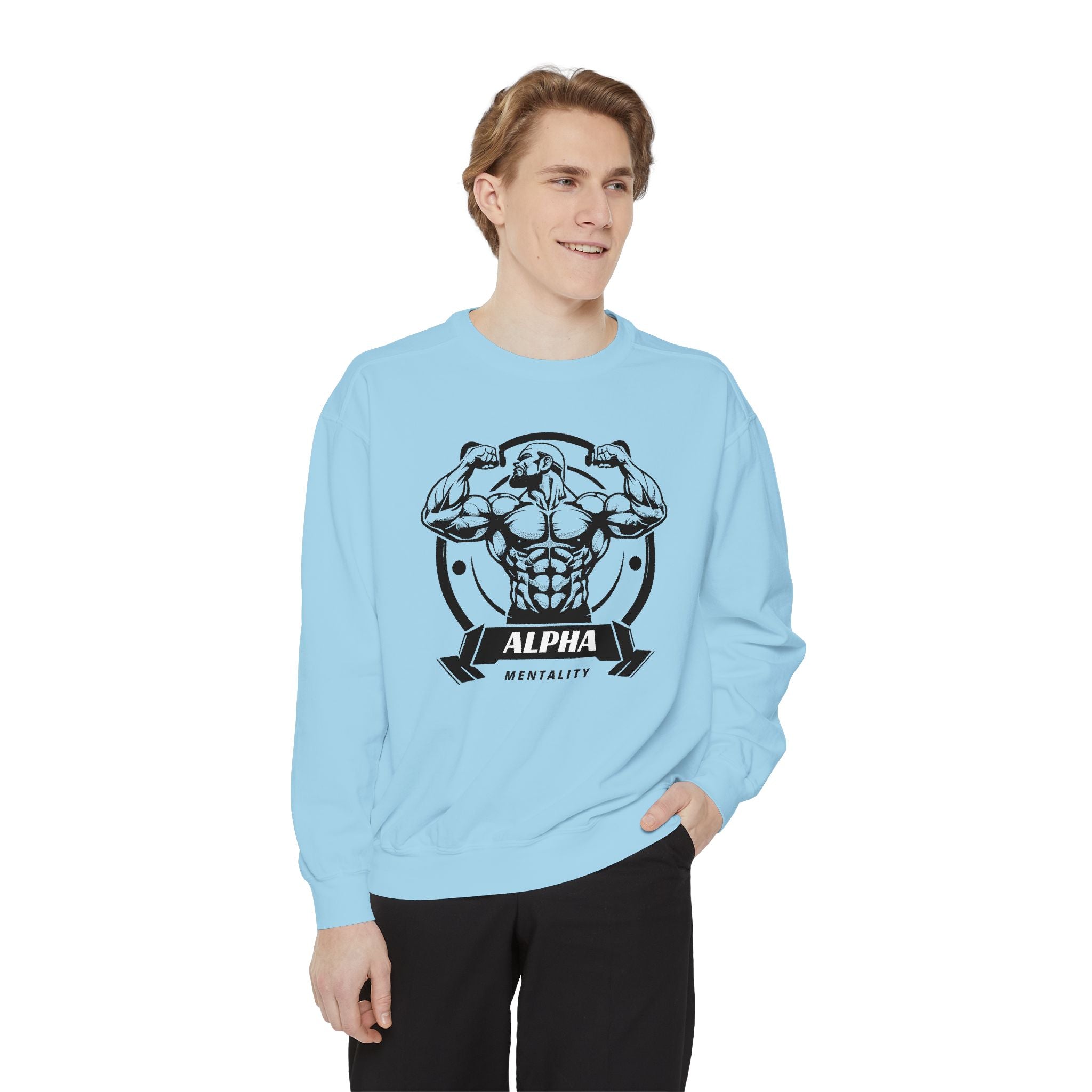 Alpha Mentality Sweatshirt | Muscular Gym Crewneck