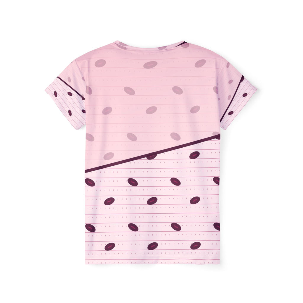 Football Blush Rose Gridiron Women's Sports Jersey