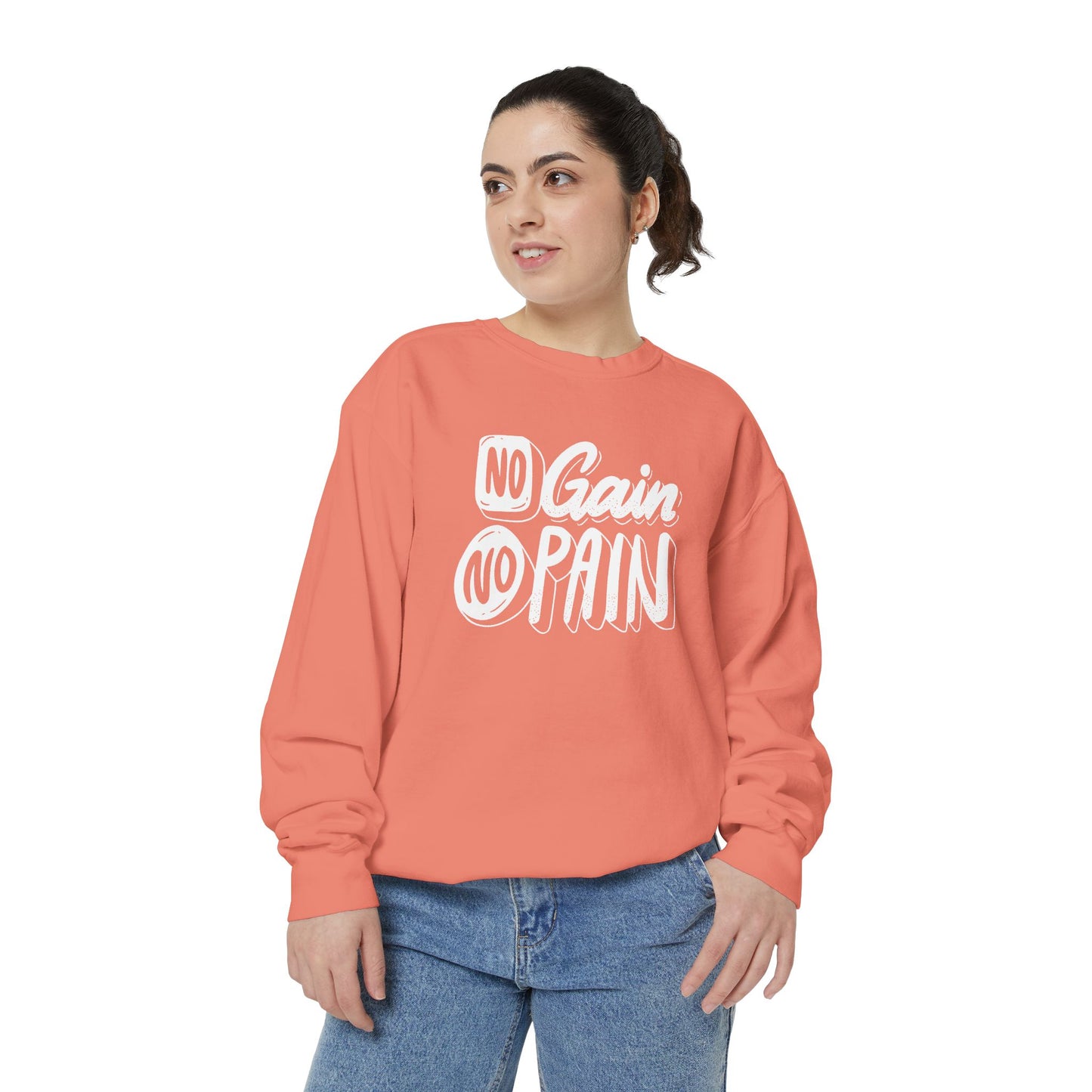 No Gain No Pain Sweatshirt | Motivational Fitness Crewneck