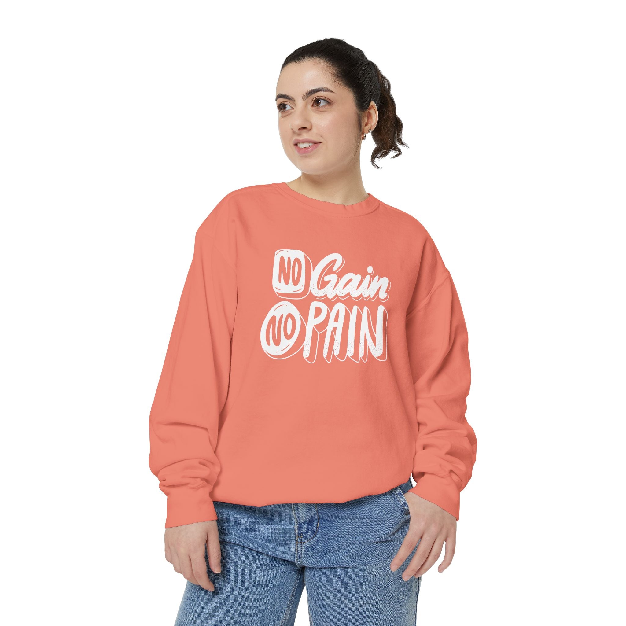 No Gain No Pain Sweatshirt | Motivational Fitness Crewneck