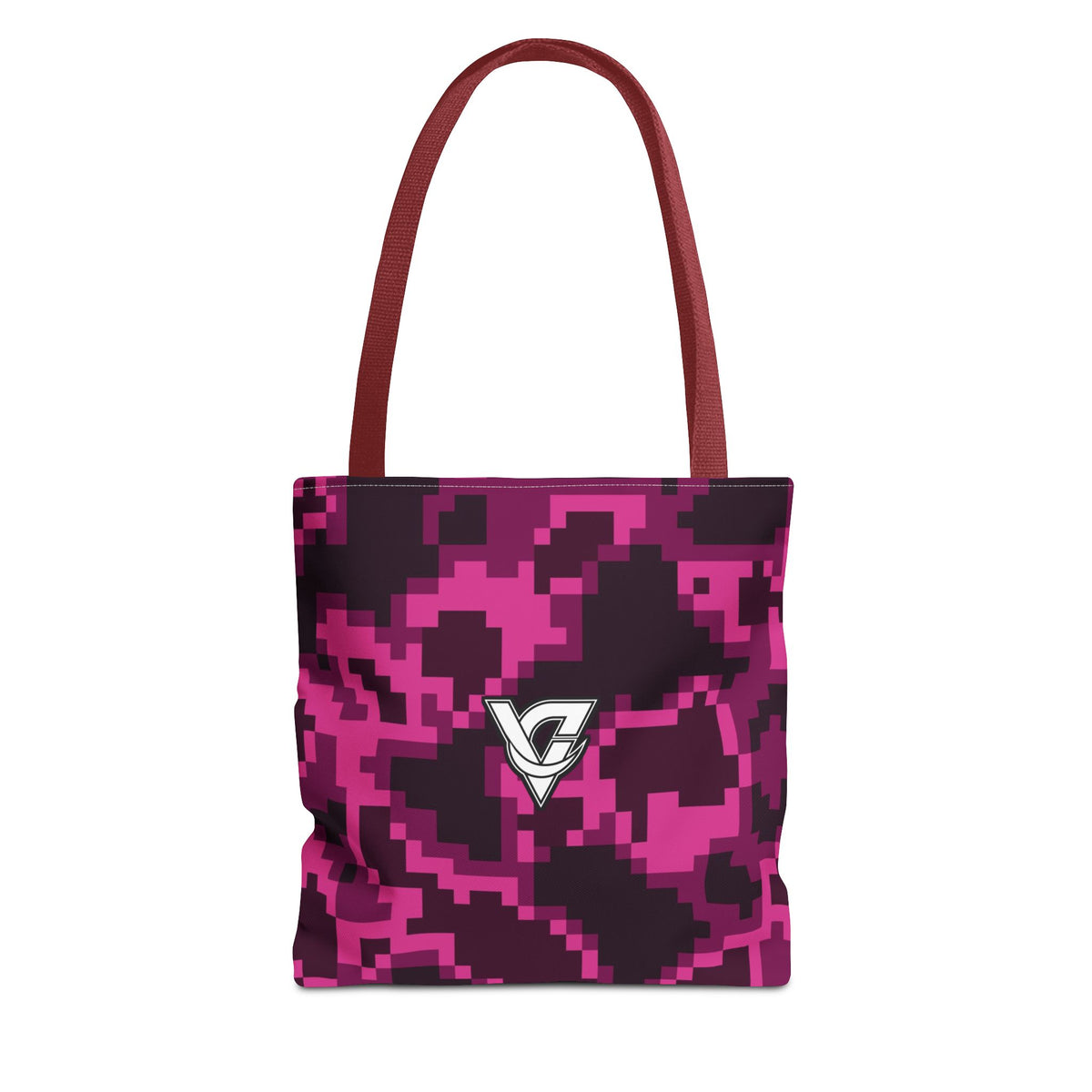 Berry Digital Camo Tote Bag — All-Over Print Gym & Everyday Tote