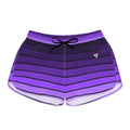 Women's Multipurpose Athletic Shorts with Pockets | Grape Horizon
