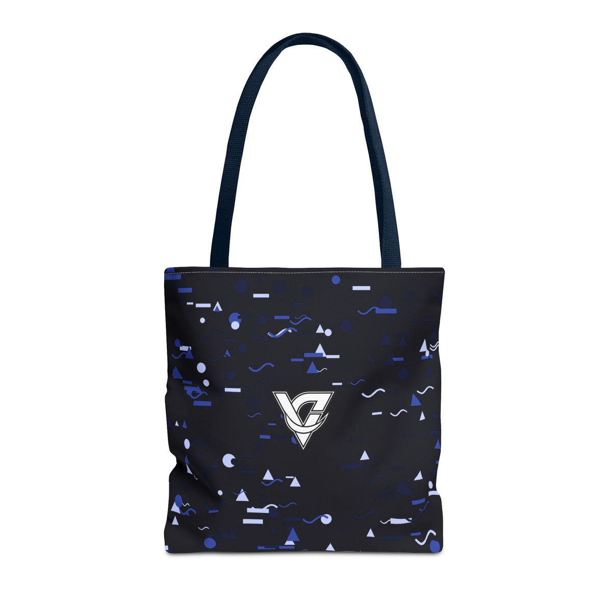 Midnight Confetti Tote Bag — All-Over Print Gym & Everyday Tote
